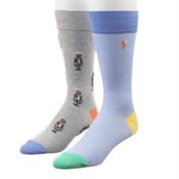 Polo Bear Trouser Sock 2-Pack Save your Wishlist Big & Tall - Picture 1 of 6